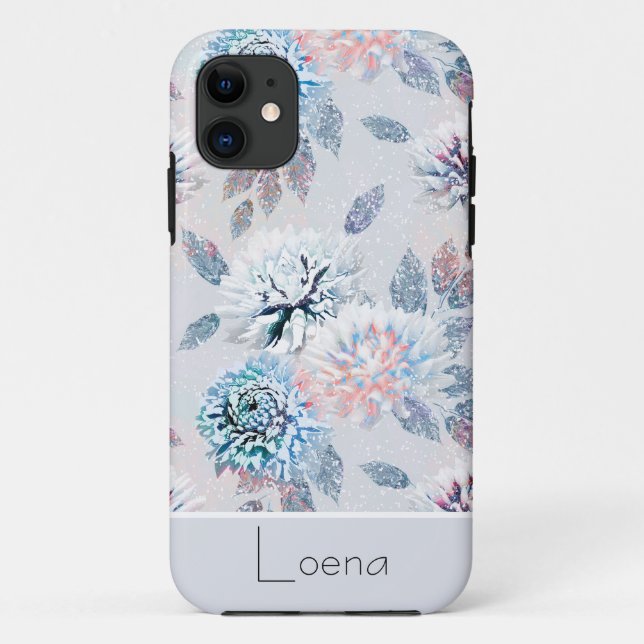 Elegant floral retro pattern.  Case-Mate iPhone case (Back)