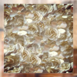 Elegant Floral Rose Petal Pattern<br><div class="desc">A stunning floral design featuring a seamless pattern of delicate beige and ivory roses. The soft petals create a luxurious and romantic aesthetic, perfect for anyone who loves classic and elegant floral art. This sophisticated design is ideal for gifts, accessories, home décor, and fashion items, adding a timeless charm to...</div>