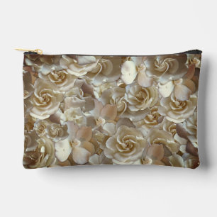 Elegant Floral Rose Petal Pattern  Accessory Pouch