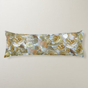 Elegant Floral Rose Petal Pattern Body Cushion