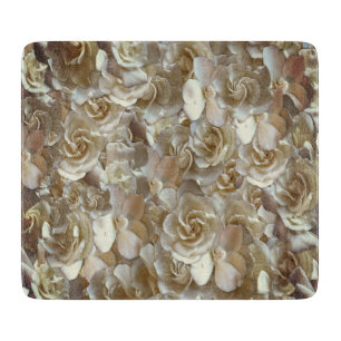 Elegant Floral Rose Petal Pattern  Cutting Board