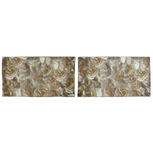Elegant Floral Rose Petal Pattern  Pillowcase