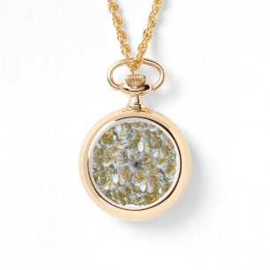 Elegant Floral Rose Petal Pattern Watch