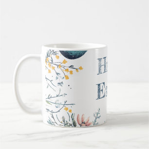 Elegant Floral Spring Easter Egg Hunt Coffee Mug