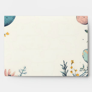 Elegant Floral Spring Easter Egg Hunt Envelope