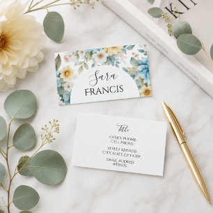 Elegant Floral Standard, 3.5" x 2.0" Business Card