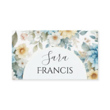 Elegant Floral Standard, 3.5" x 2.0" Business Card