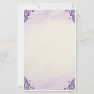 Elegant Floral Stationery Paper
