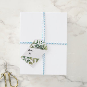 Elegant Floral Tableau Style Gift Tags