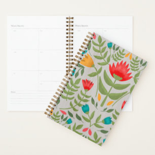 Elegant Floral Tableau Style Planner