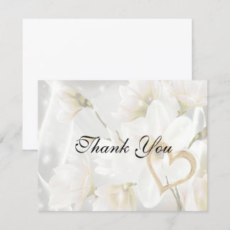 Elegant Floral Thank You Card