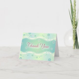 Elegant Floral Thank You Card