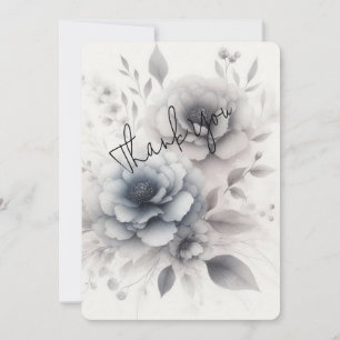 Elegant Floral Thank You Card
