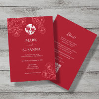 Elegant Floral Traditional Chinese Wedding (Eng.)