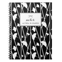 Elegant Floral Vines Pattern | White Personalised