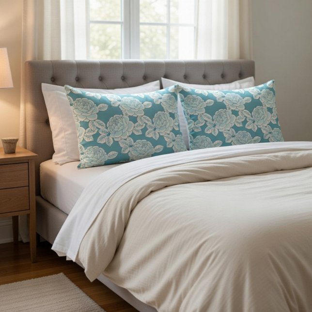 Elegant Floral Vintage Charm Pillowcase (Creator Uploaded)