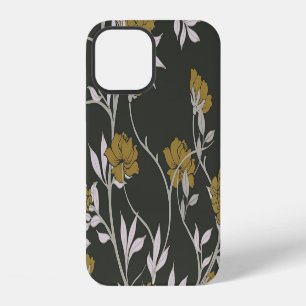Elegant floral: vintage pattern design. iPhone 12 case
