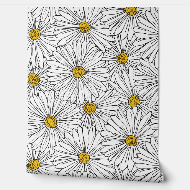 Elegant Floral Wallpaper - Vibrant Flower Patterns (Unrolling)