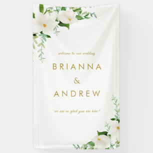 Elegant Floral Wedding Banner