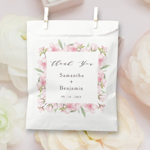 Elegant Floral Wedding Favour Bag
