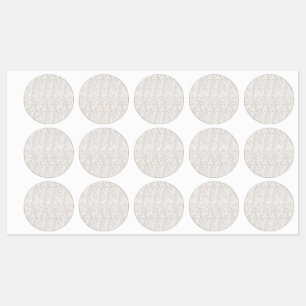 Elegant Floral Wedding Favour Label