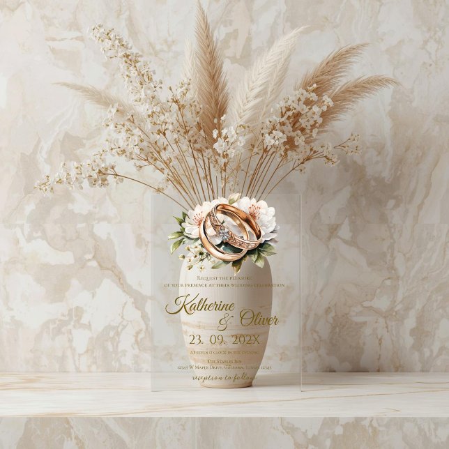 Elegant Floral Wedding Invitation (Creator Uploaded)