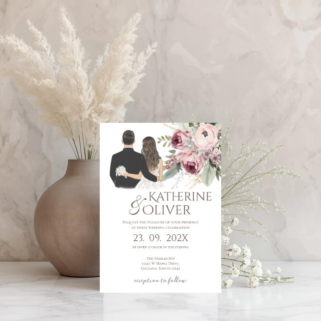 Elegant Floral Wedding Invitation (Creator Uploaded)