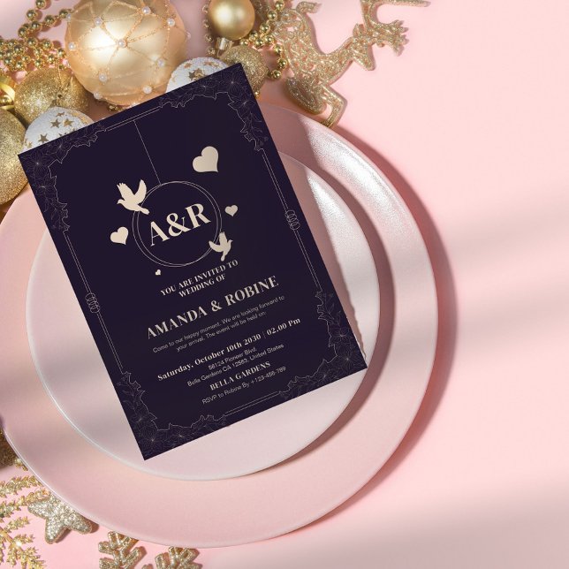 Elegant Floral Wedding Invitation (Creator Uploaded)