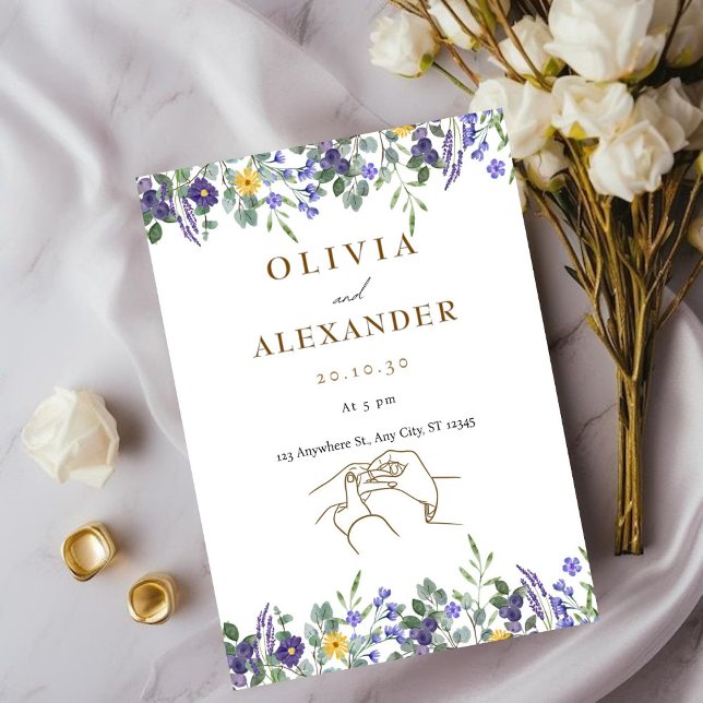 Elegant Floral Wedding Invitation (Creator Uploaded)