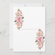 Elegant Floral Wedding Invitation Card Soft