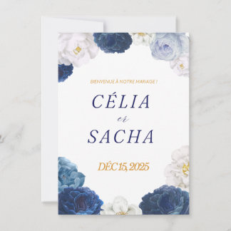 Elegant Floral Wedding Invitation | Romantic Weddi
