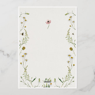 Elegant Floral Wedding Invitation Template