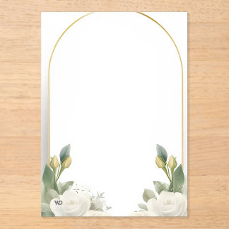 Elegant Floral Wedding Invitation Template Modern 