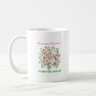 Elegant Floral Wedding Watch Coffee Mug