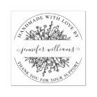 Elegant Floral Whimsical Script Handmade With Love