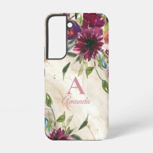 Elegant Floral Wildflowers Samsung Galaxy Case