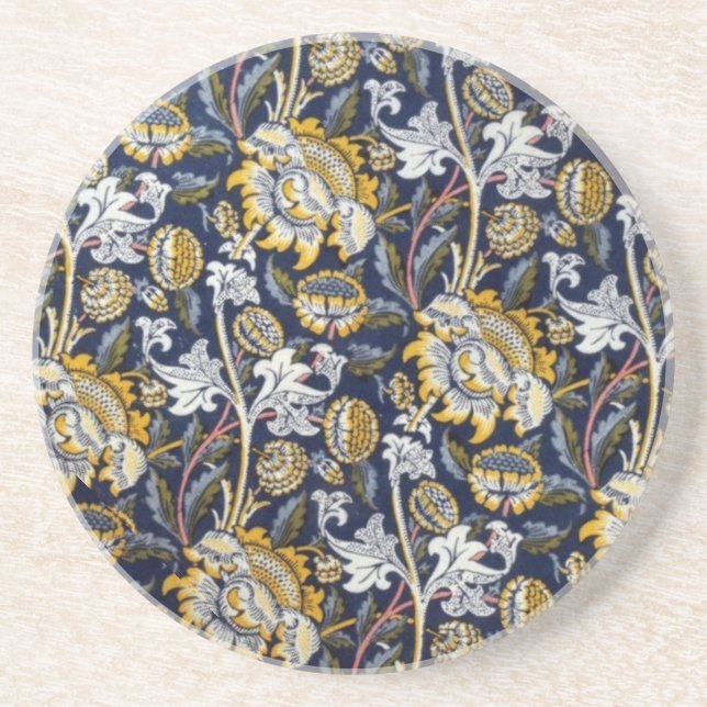 Elegant Floral William Morris Coaster (Front)