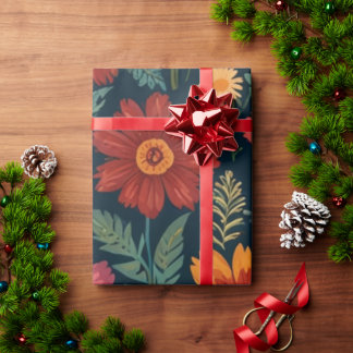 Elegant Floral Wrapping Paper