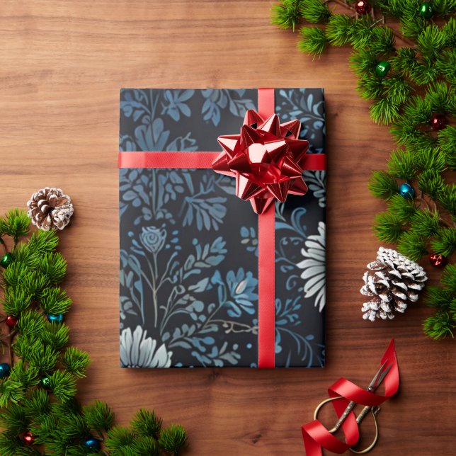 Elegant Floral Wrapping Paper (Holiday Gift)