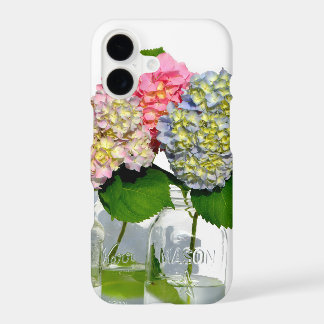 Elegant florals in mason jar