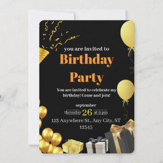 Elegant Florals: Minimalist Birthday Card