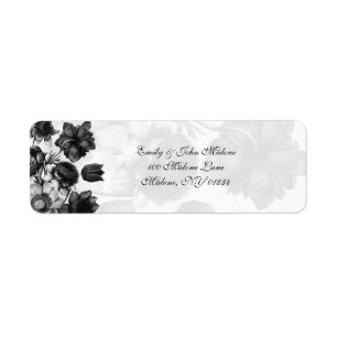 Elegant Flower Address Labels