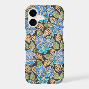 Elegant Flower Blue Periwinkle Floral Classic