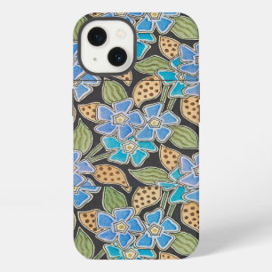 Elegant Flower Blue Periwinkle Floral Classic iPhone 13 Case