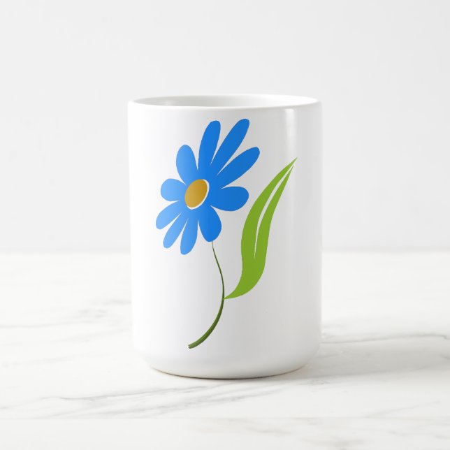 Elegant Flower Coffee Mug (Center)