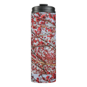 Elegant  Flower Pattern Blossom  Thermal Tumbler