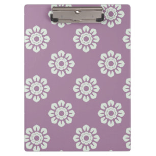 Elegant Flower Pattern Clipboard