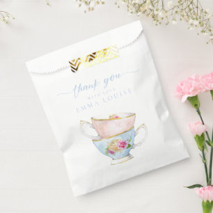 Elegant Flower Tea Bridal Brunch  Favour Bag