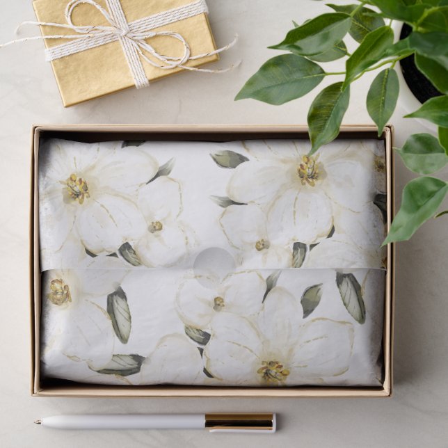 Elegant Flower Tissue Paper (Gift)