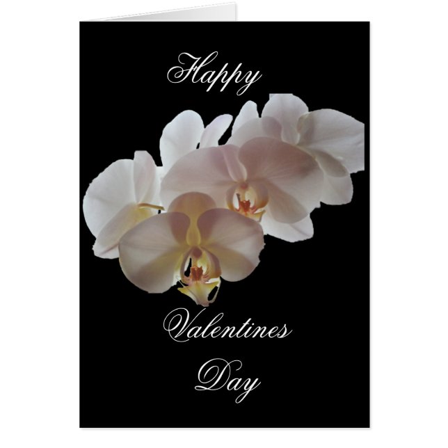 ELEGANT FLOWER VALENTINE card (Front)